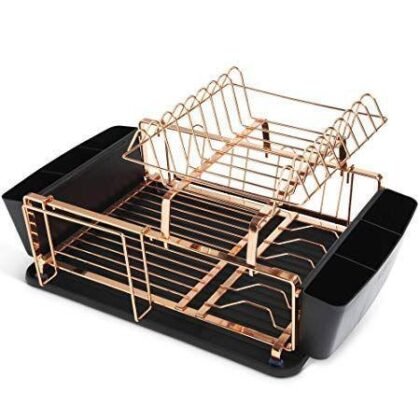 Drying Rack with Drip Tray for Counter and Sink